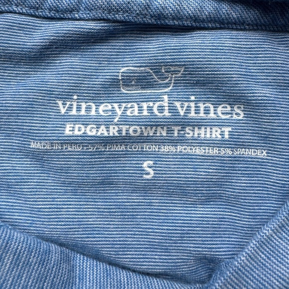 Vineyard Vines Men’s blue pocket hoodie Edgartown T-shirt size small - Picture 4 of 4